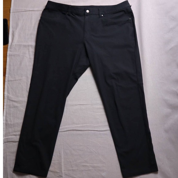 lululemon athletica Other - Mens Lululemon Black Performance Stretch Pants Fit Casual Dress Pants 38‎